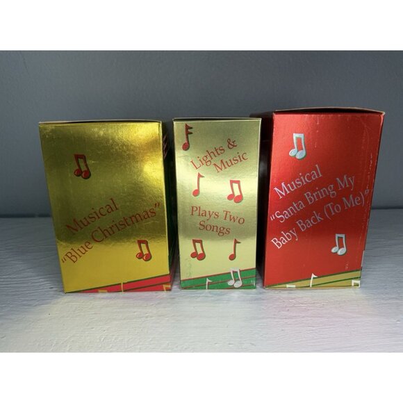 Vintage 1996-1997 Elvis Presley Heirloom Collection Musical Ornaments (Set of 3) - Picture 6 of 8